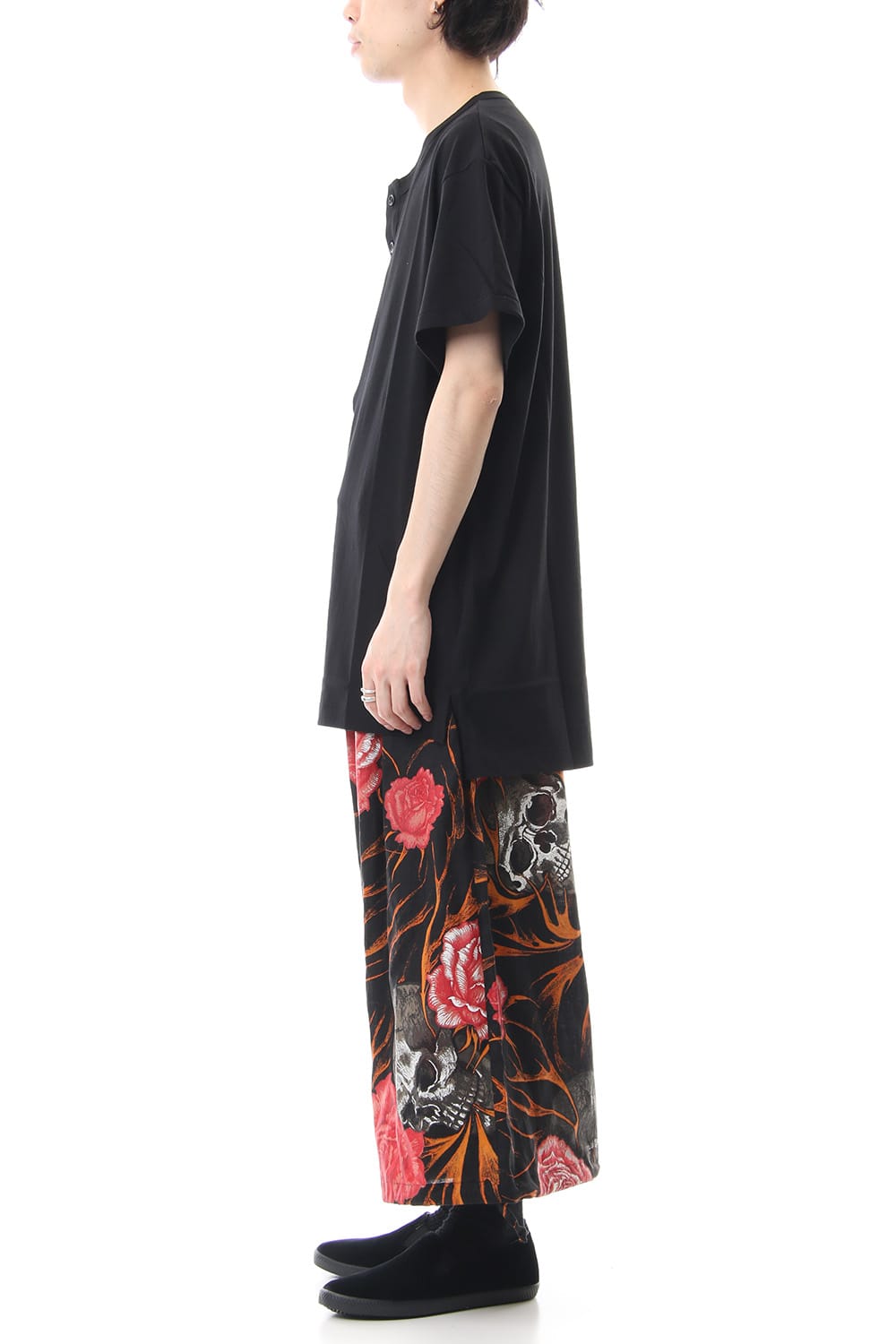 Skull Print Baloon Pants