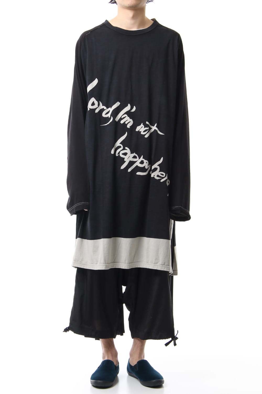 Rayon Cotton Poplin W-sarrouel KARASU Pants 