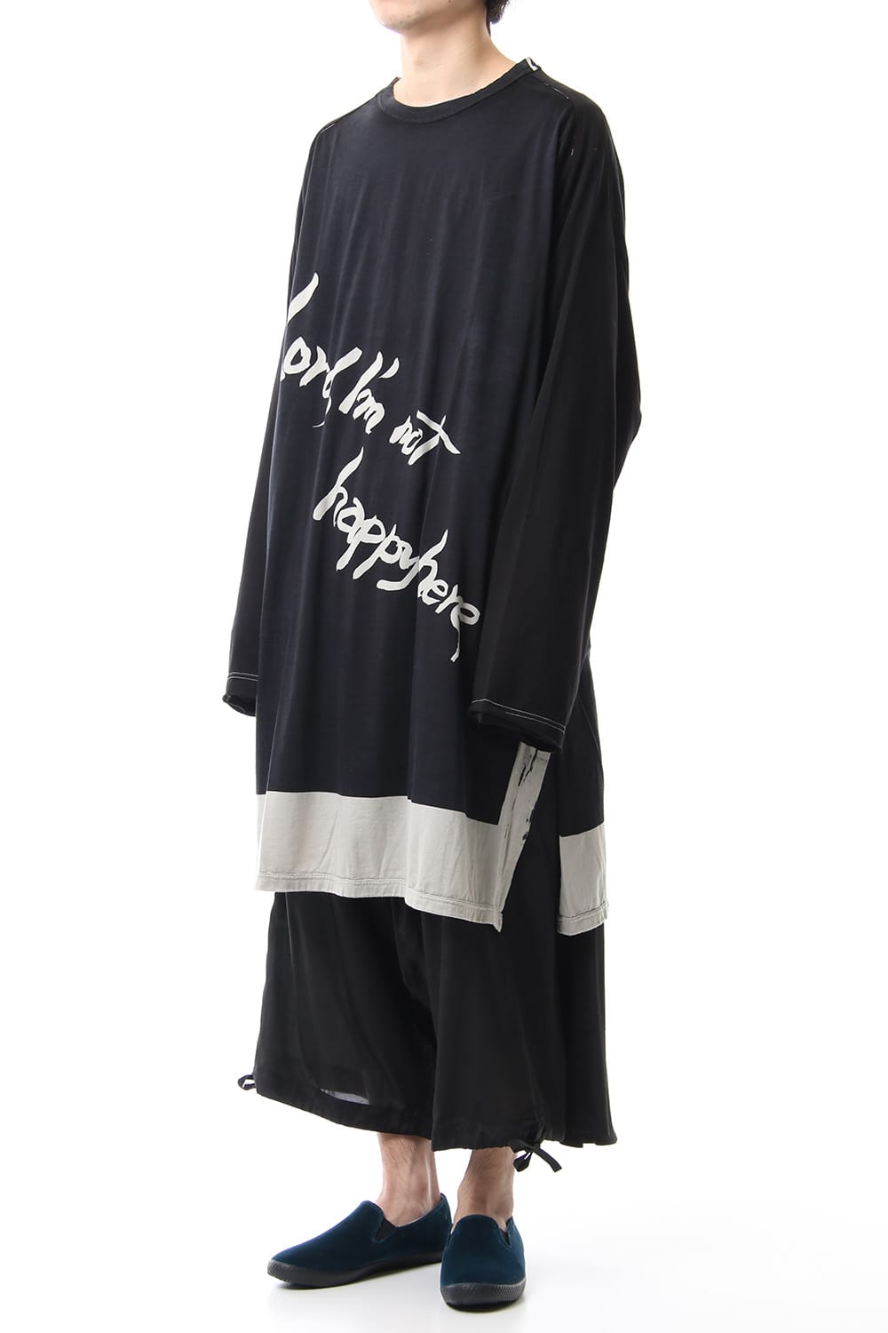 Rayon Cotton Poplin W-sarrouel KARASU Pants 