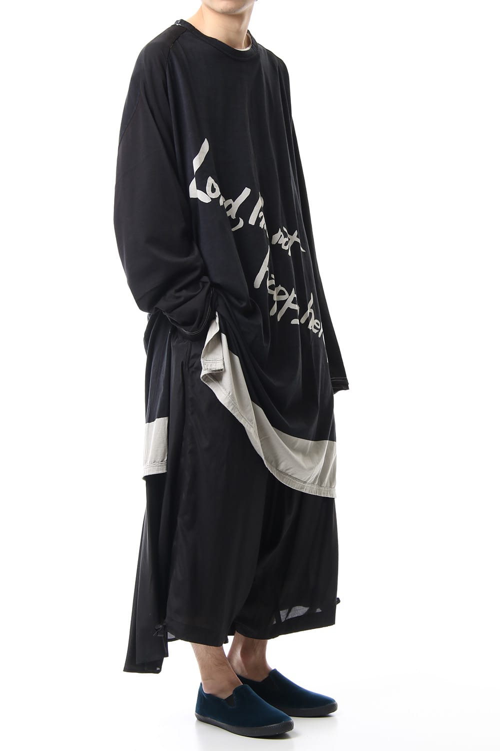 Rayon Cotton Poplin W-sarrouel KARASU Pants 