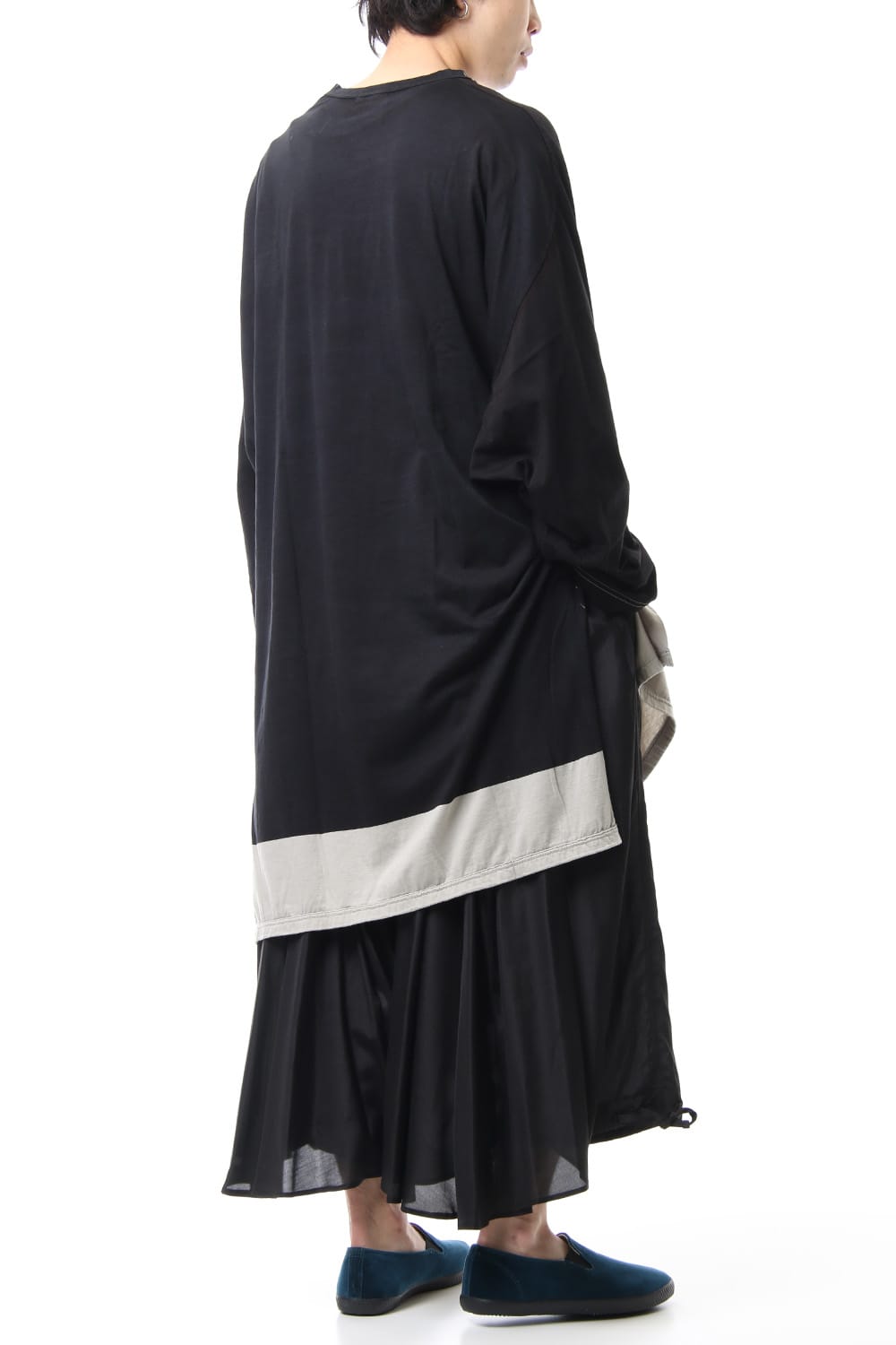 Rayon Cotton Poplin W-sarrouel KARASU Pants 