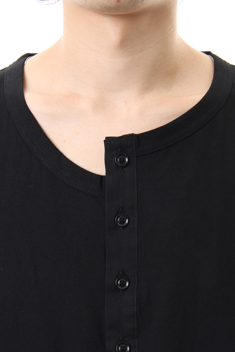 Asymmetry Henryneck Tshirt