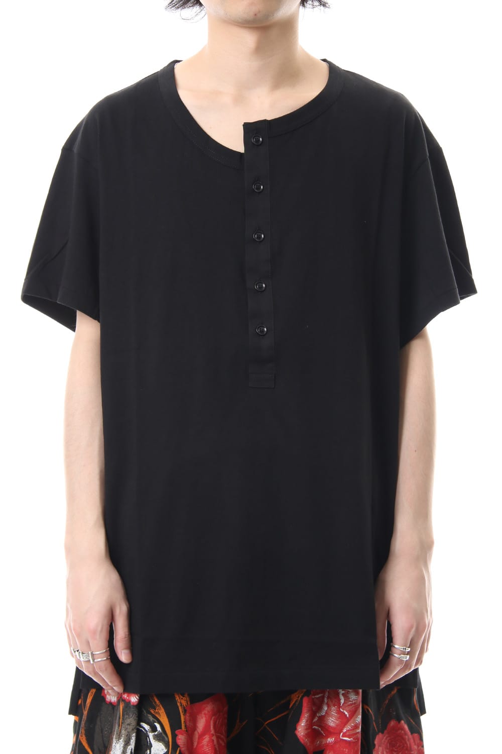 Asymmetry Henryneck Tshirt