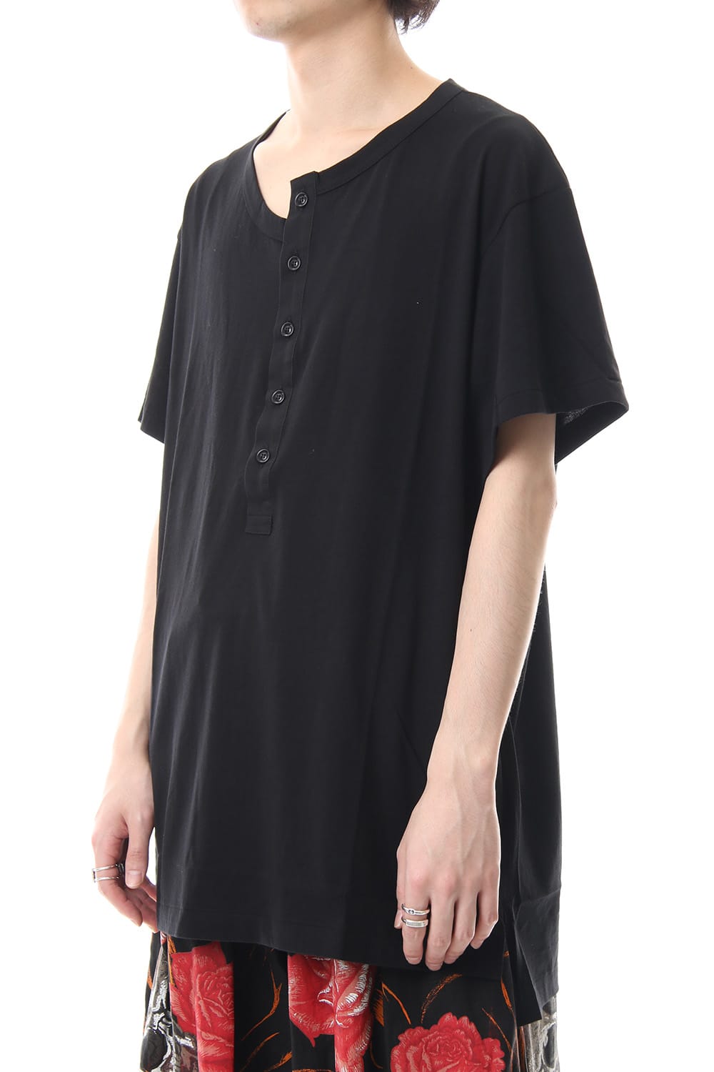 Asymmetry Henryneck Tshirt