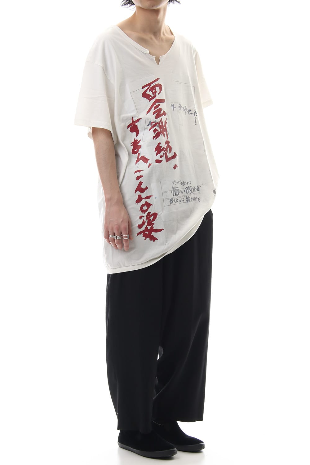 Paper Texture Print Tshrt