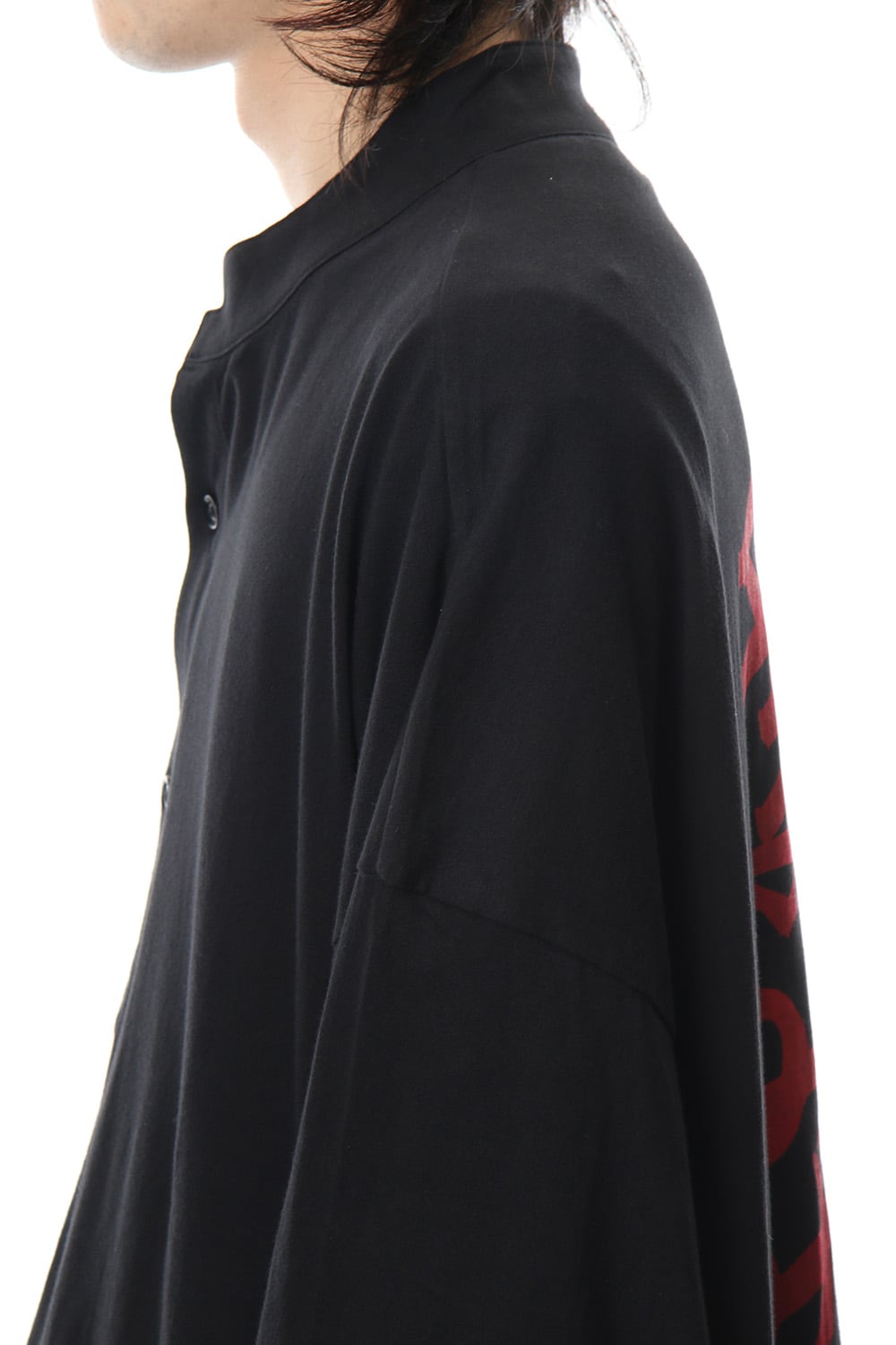 Message Stand Collar Cardigan