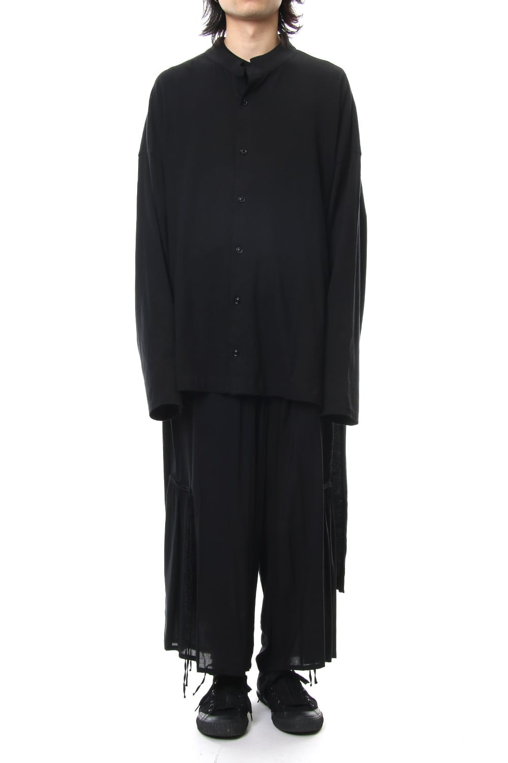 Message Stand Collar Cardigan