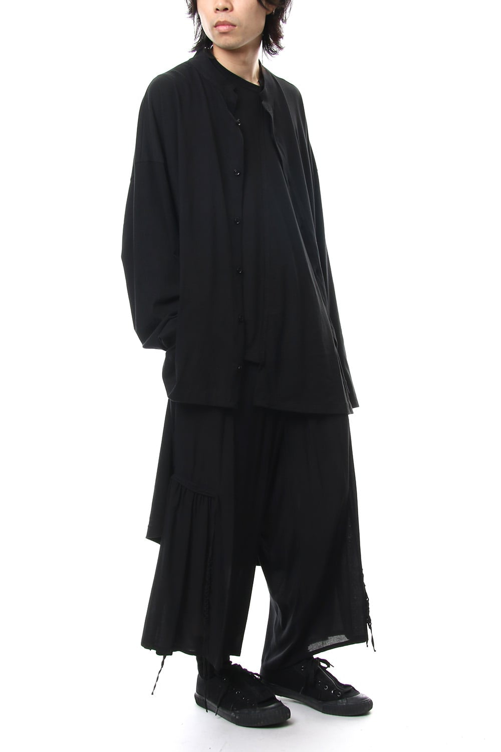 Message Stand Collar Cardigan