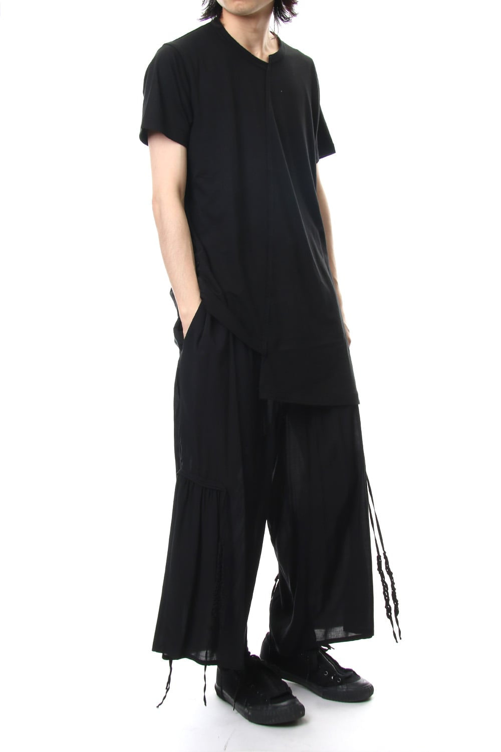 Diagonal Switch Short Sleeve Tee