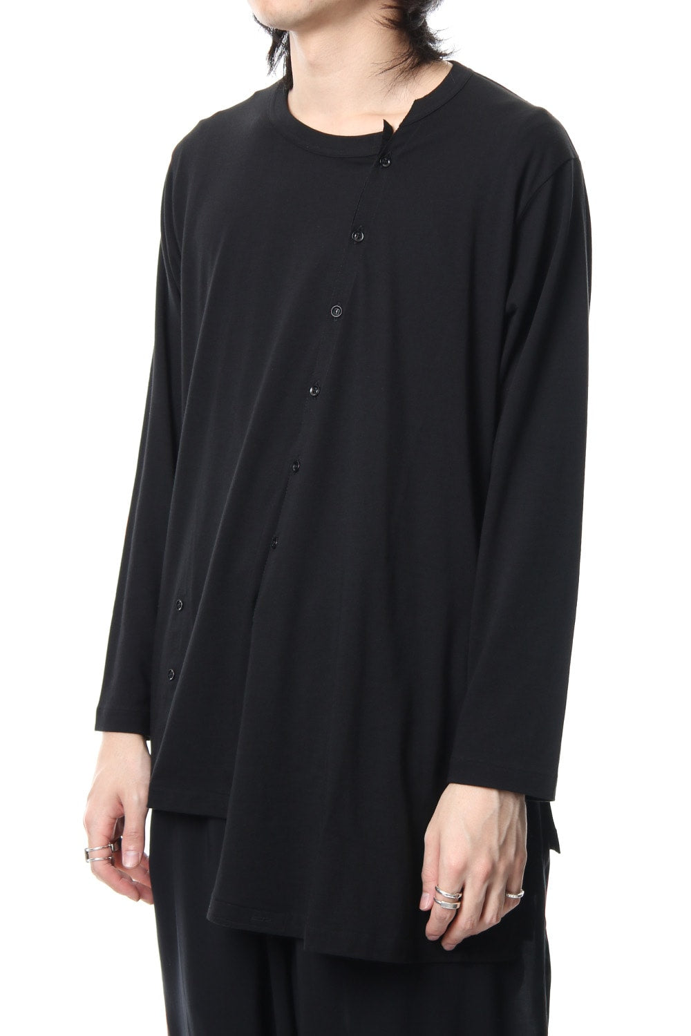 Diagonal Switch Long Sleeve Tee