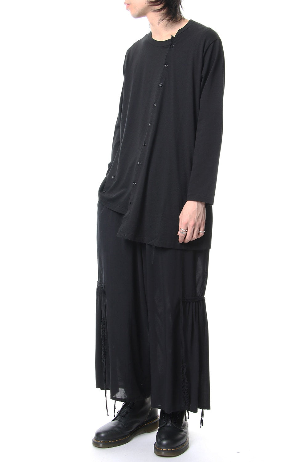 Diagonal Switch Long Sleeve Tee