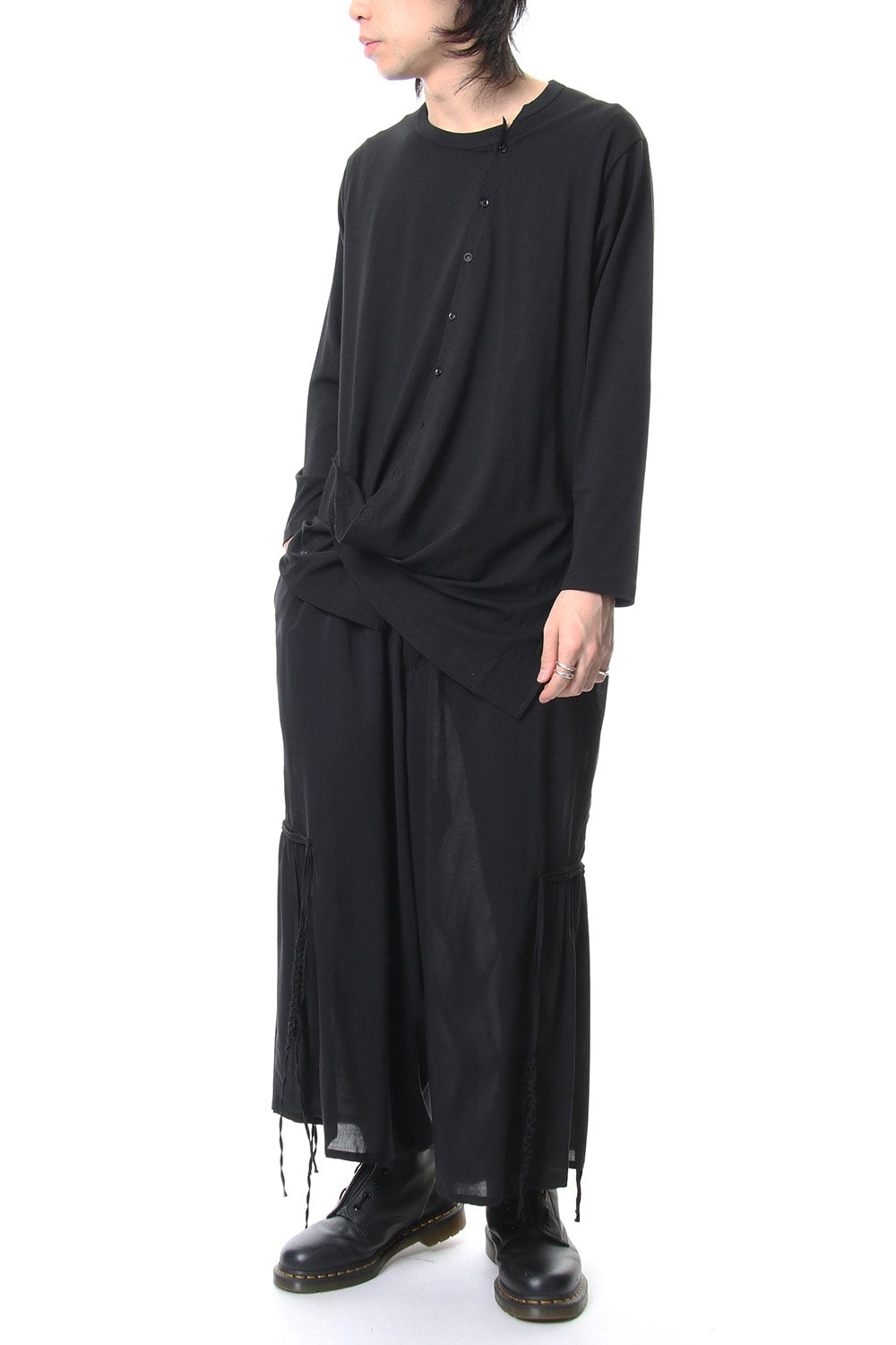 Diagonal Switch Long Sleeve Tee