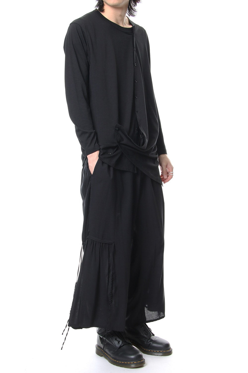 Diagonal Switch Long Sleeve Tee