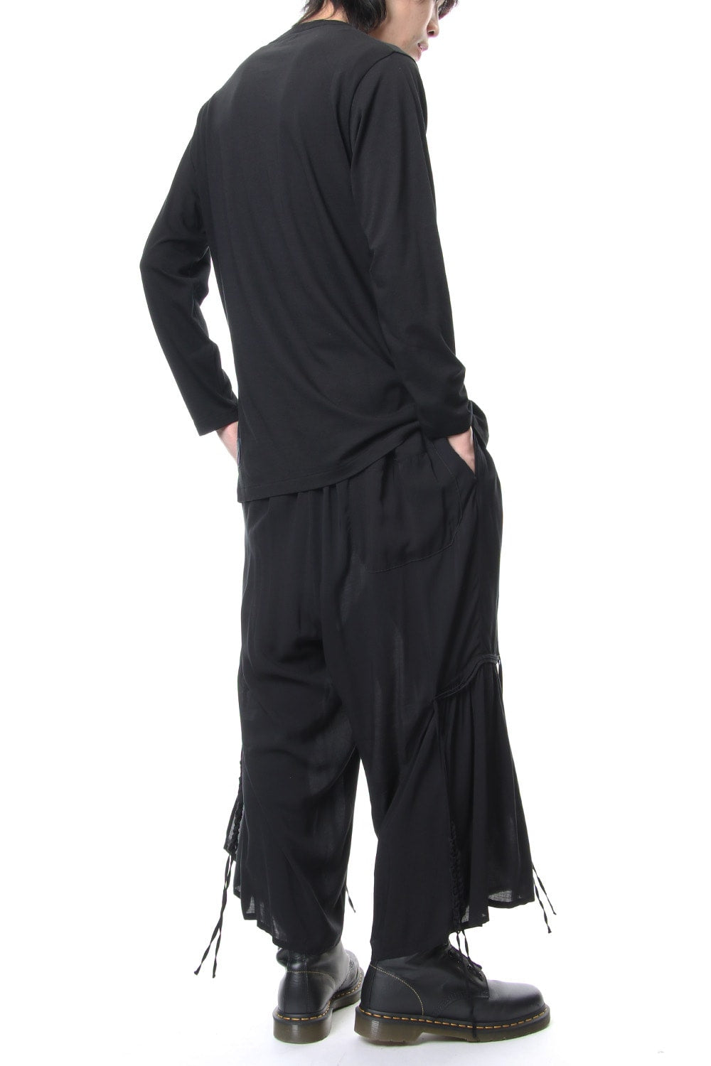 Diagonal Switch Long Sleeve Tee