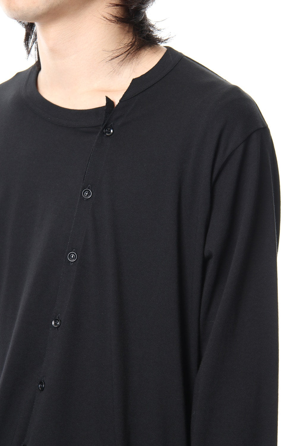 Diagonal Switch Long Sleeve Tee