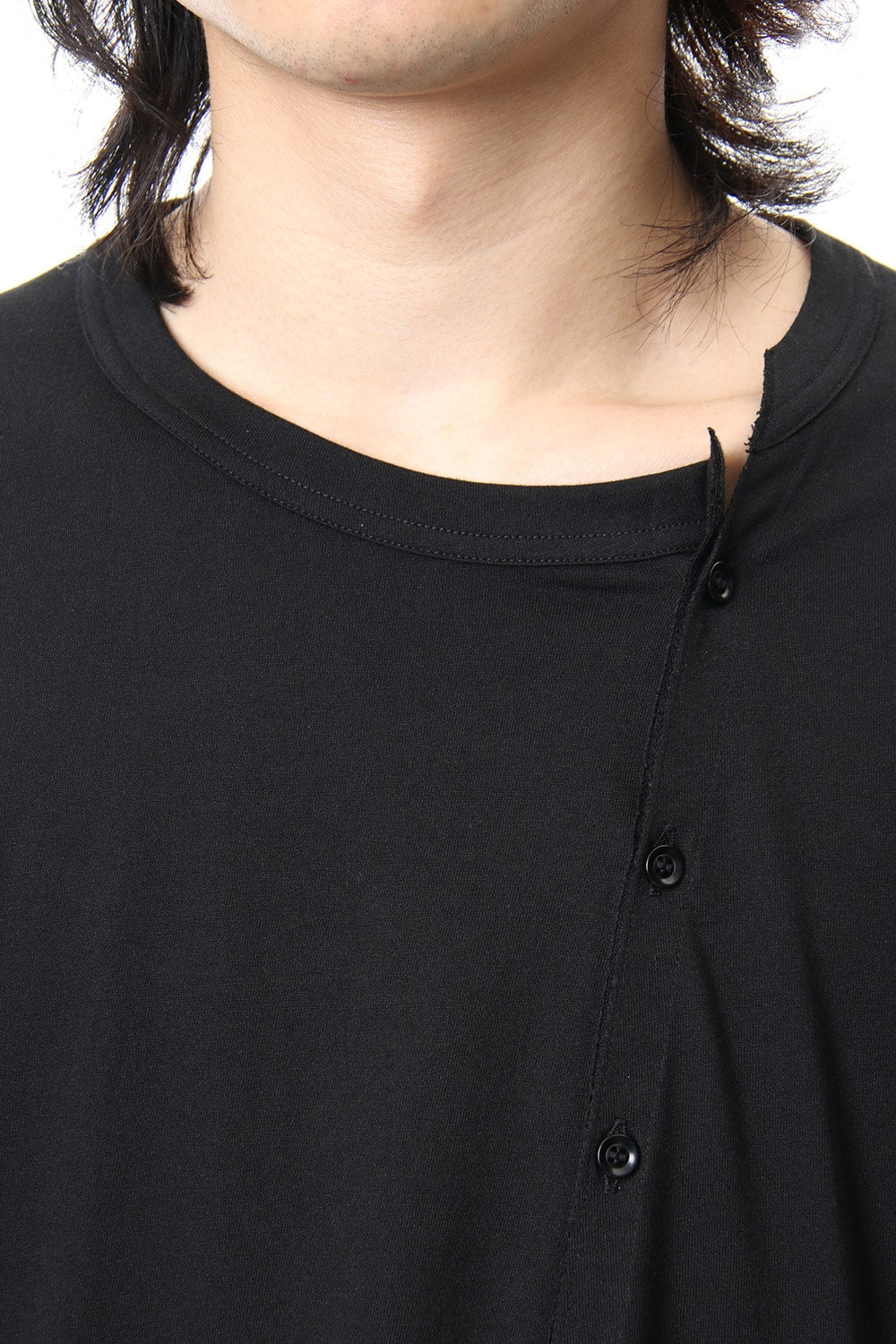 Diagonal Switch Long Sleeve Tee