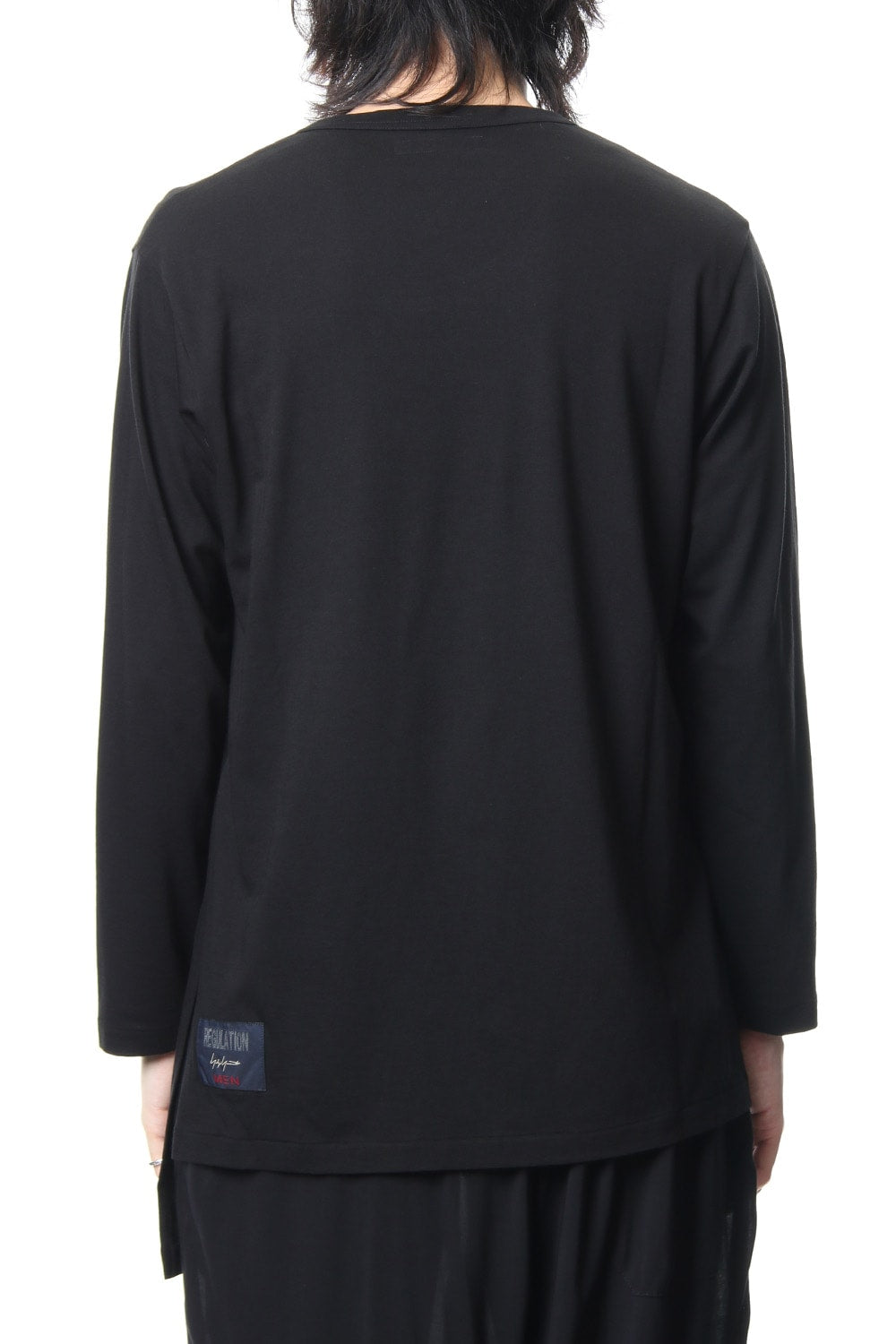 Diagonal Switch Long Sleeve Tee