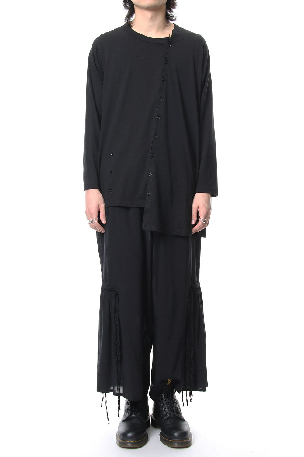 Diagonal Switch Long Sleeve Tee