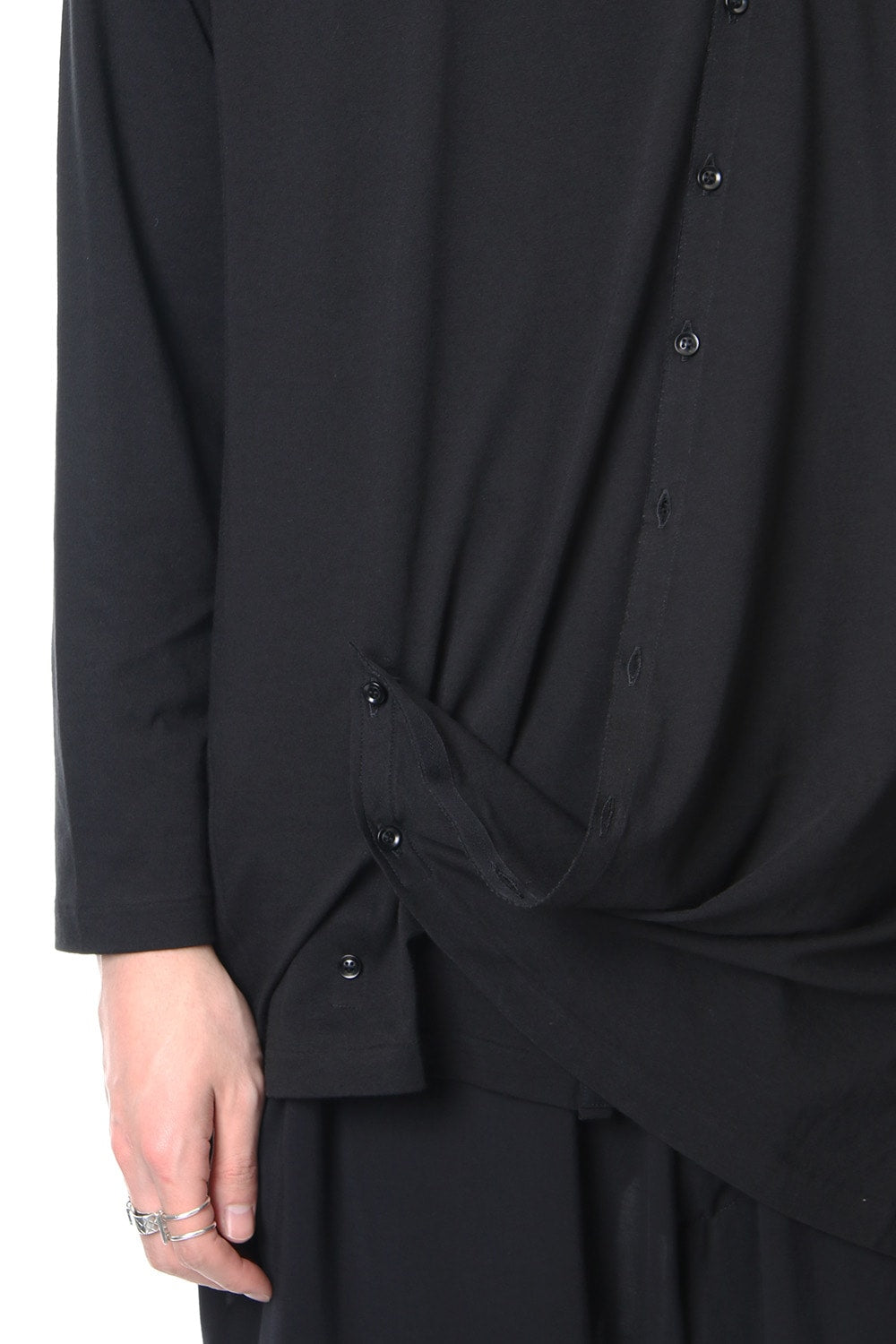 Diagonal Switch Long Sleeve Tee