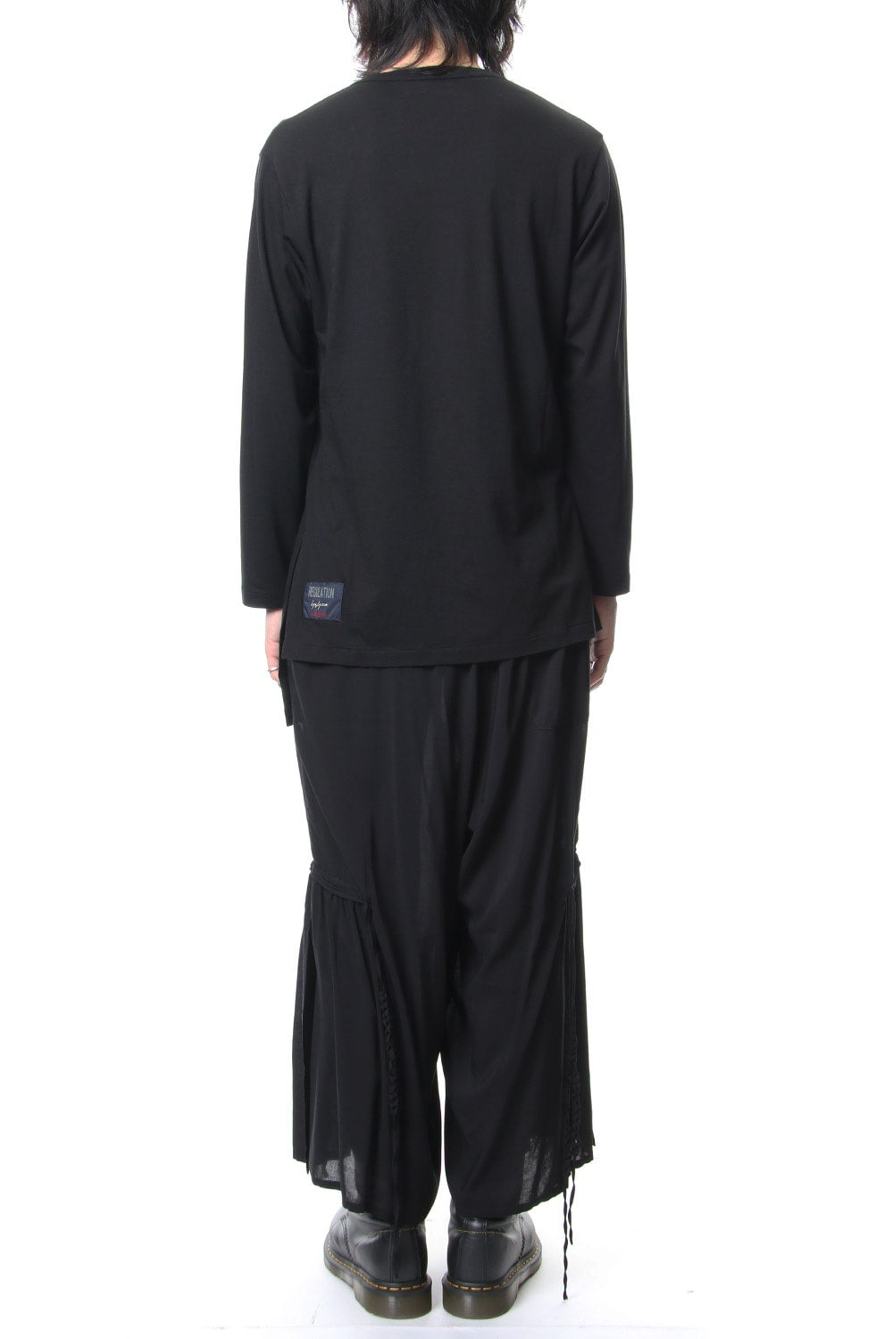 Diagonal Switch Long Sleeve Tee