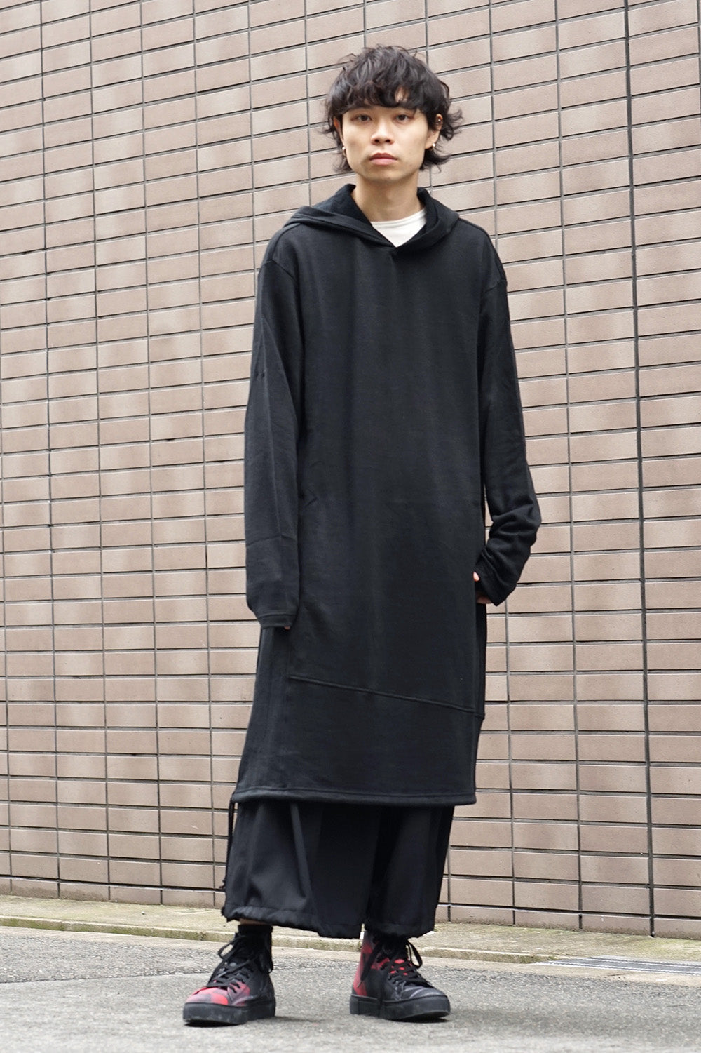 String Hem Hoodie