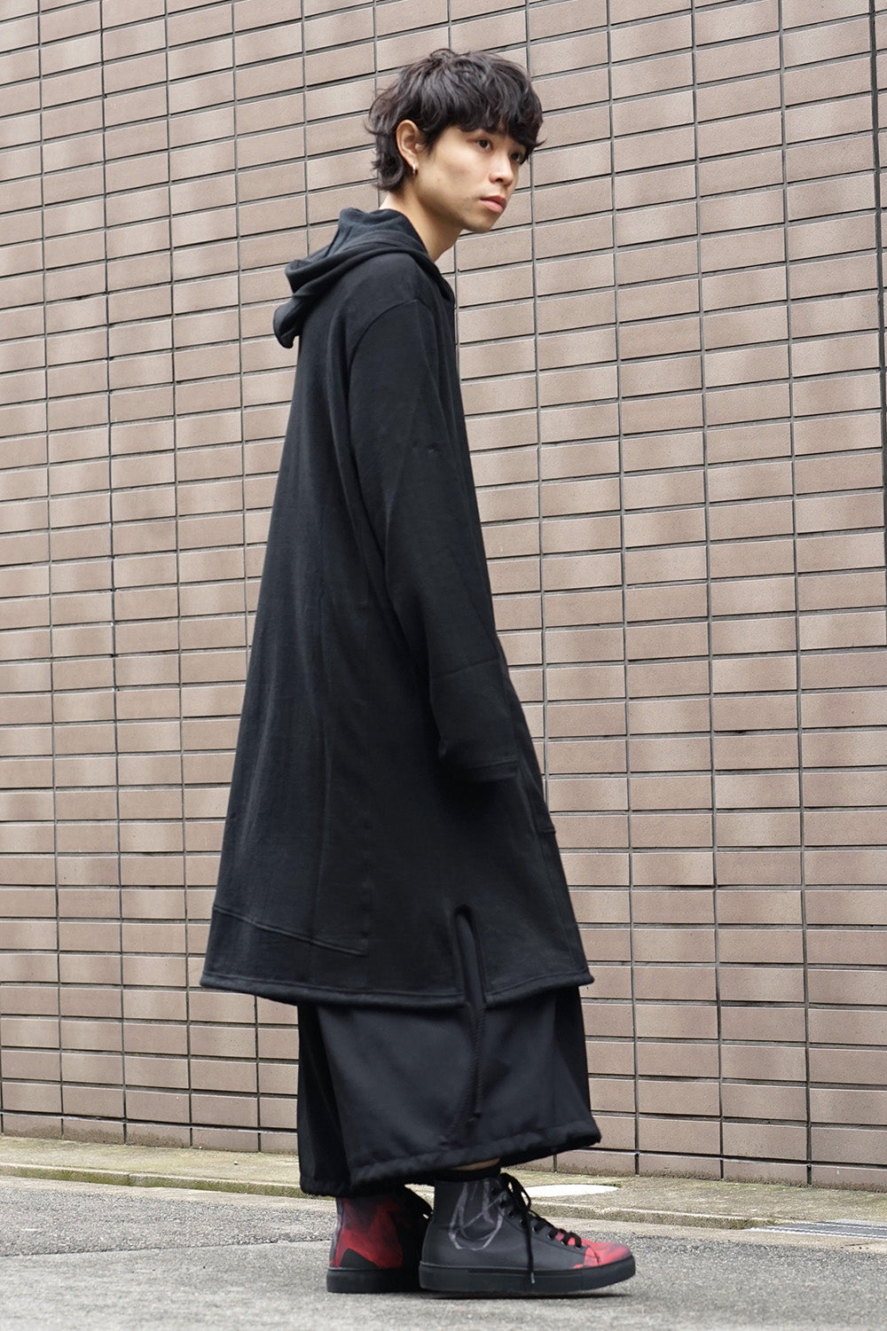 String Hem Hoodie