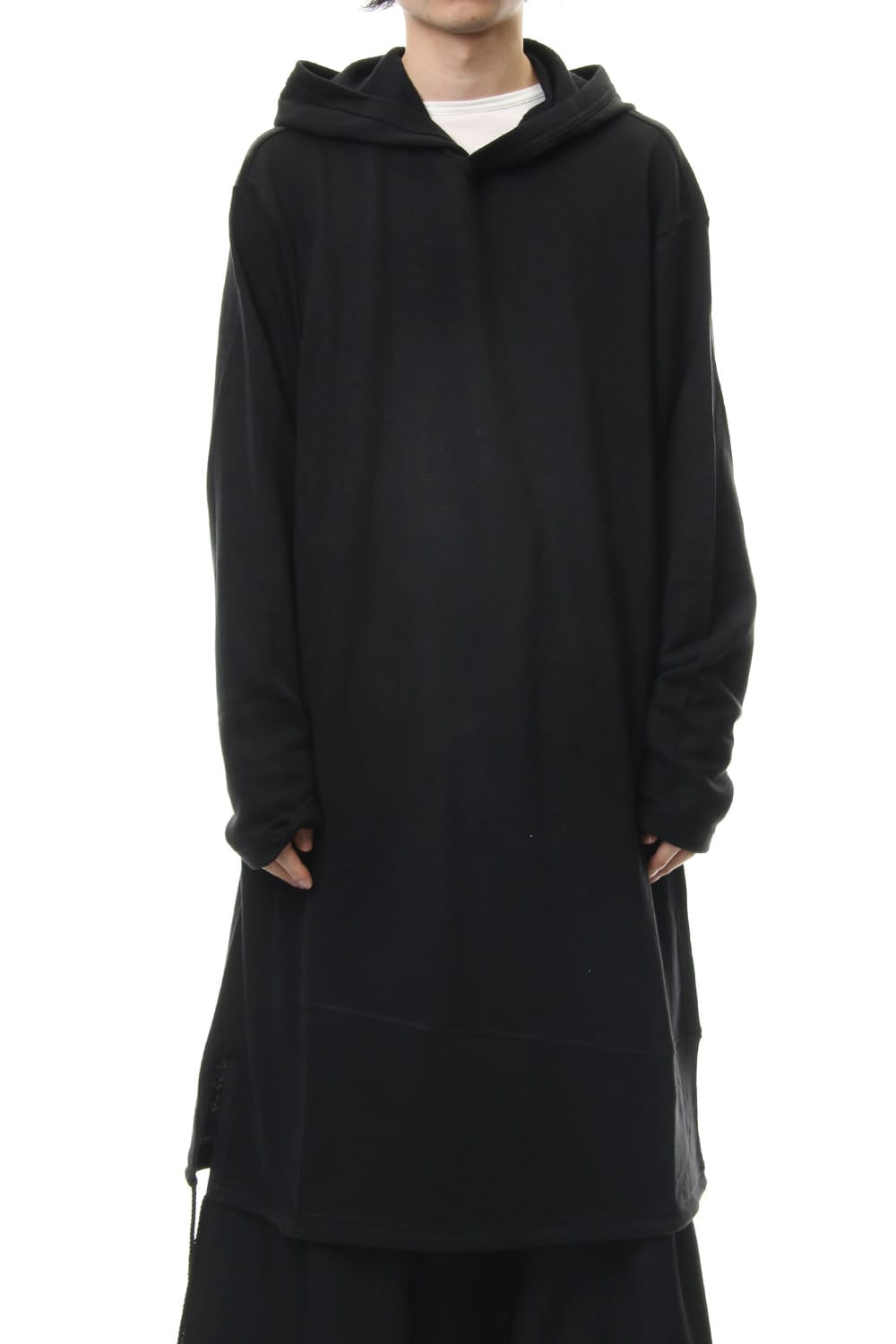 String Hem Hoodie