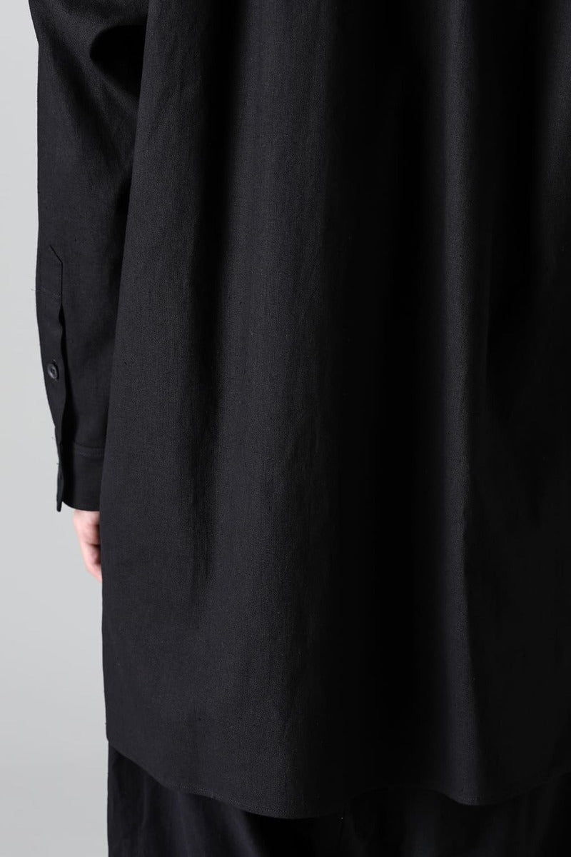 レフトサイドドレープブラウス