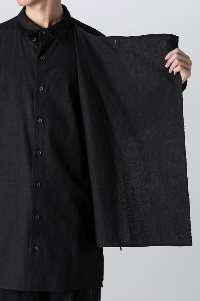 レフトサイドドレープブラウス