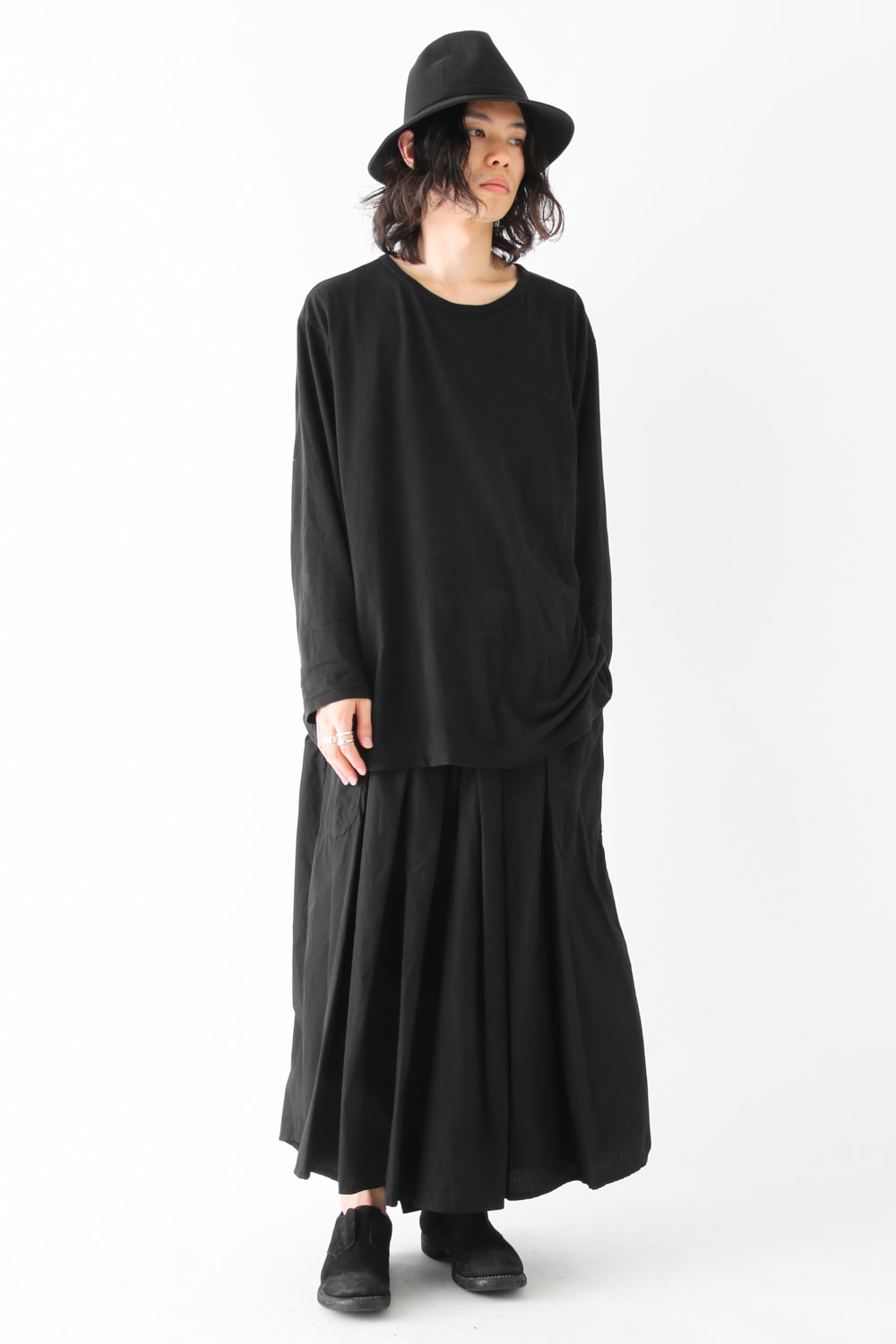 Garment Dye Broad Hakama Pants