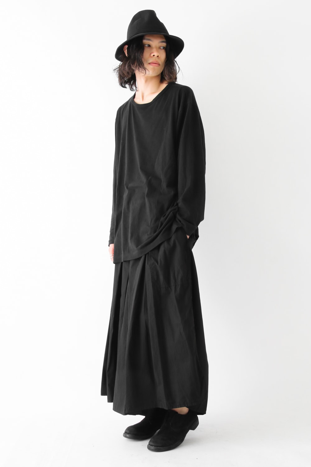 Garment Dye Broad Hakama Pants