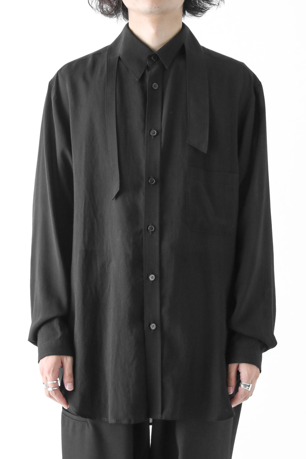 Deformation Collar Shirt