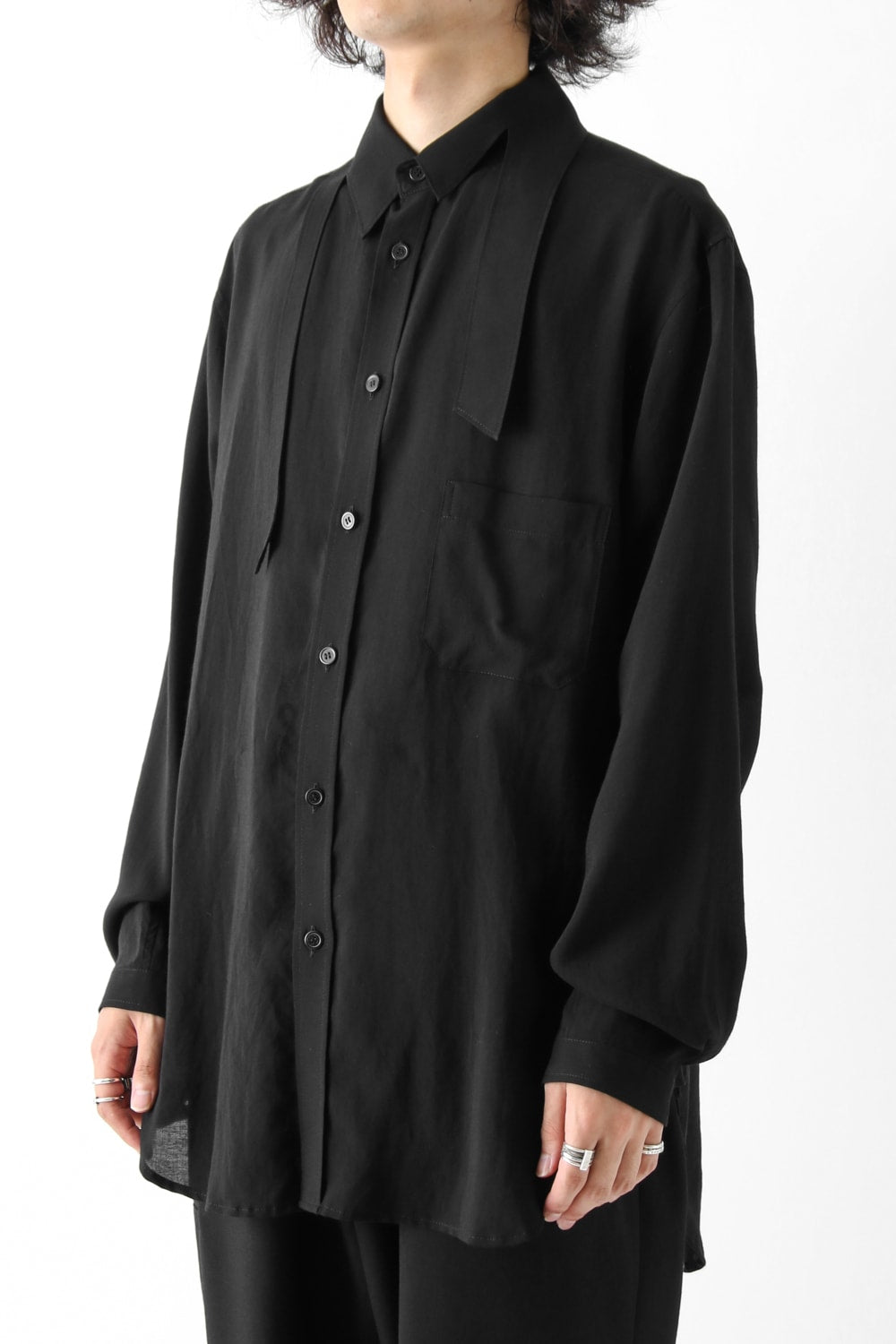 Deformation Collar Shirt