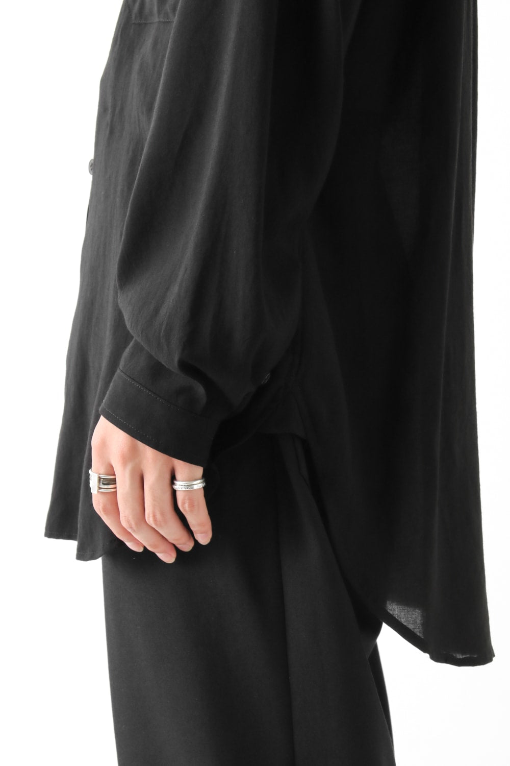 Deformation Collar Shirt