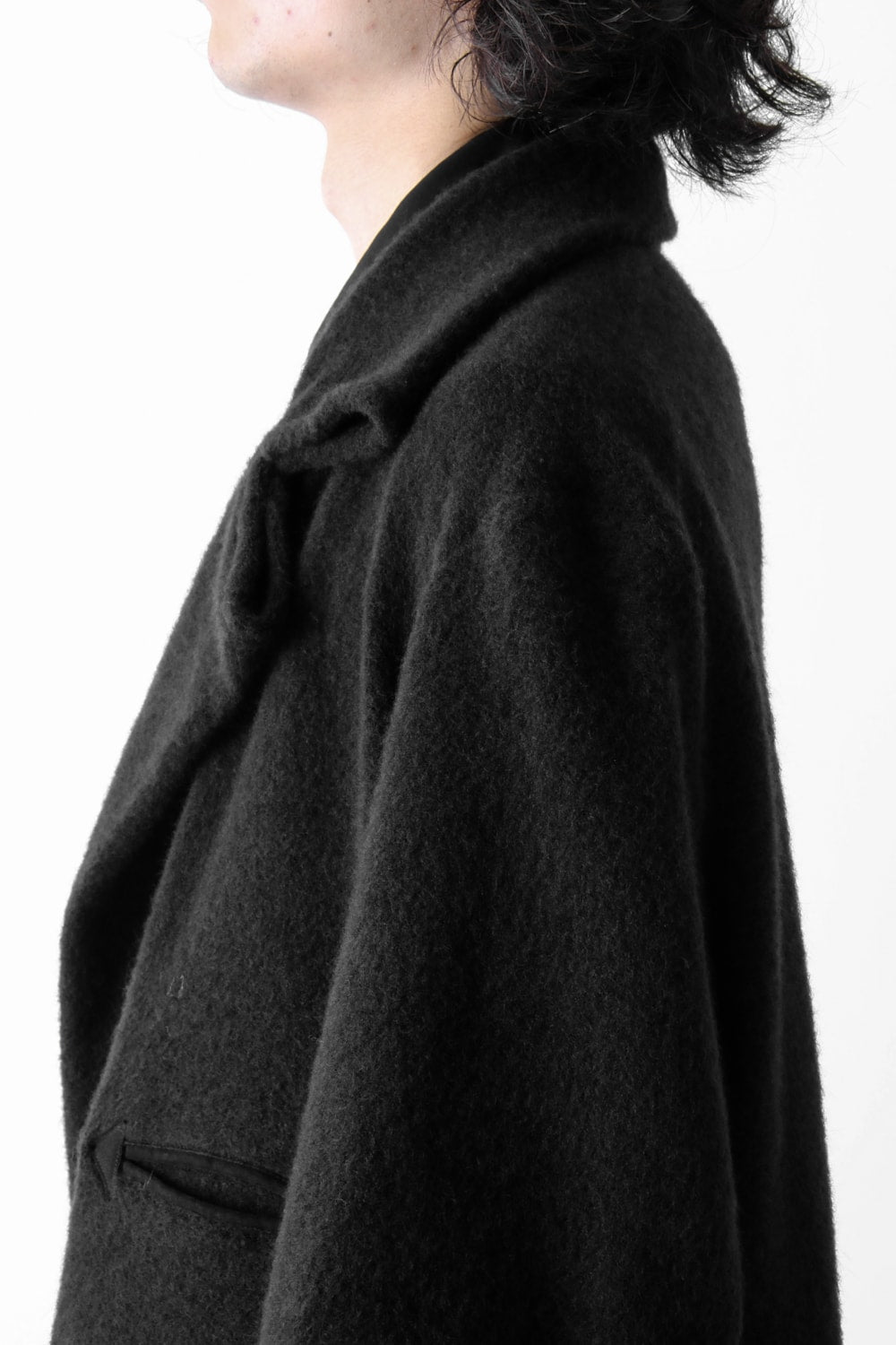 Plush Collar Pile Coat