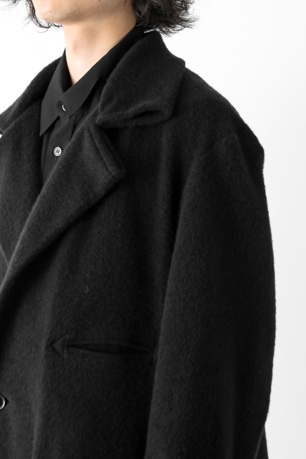 Plush Collar Pile Coat