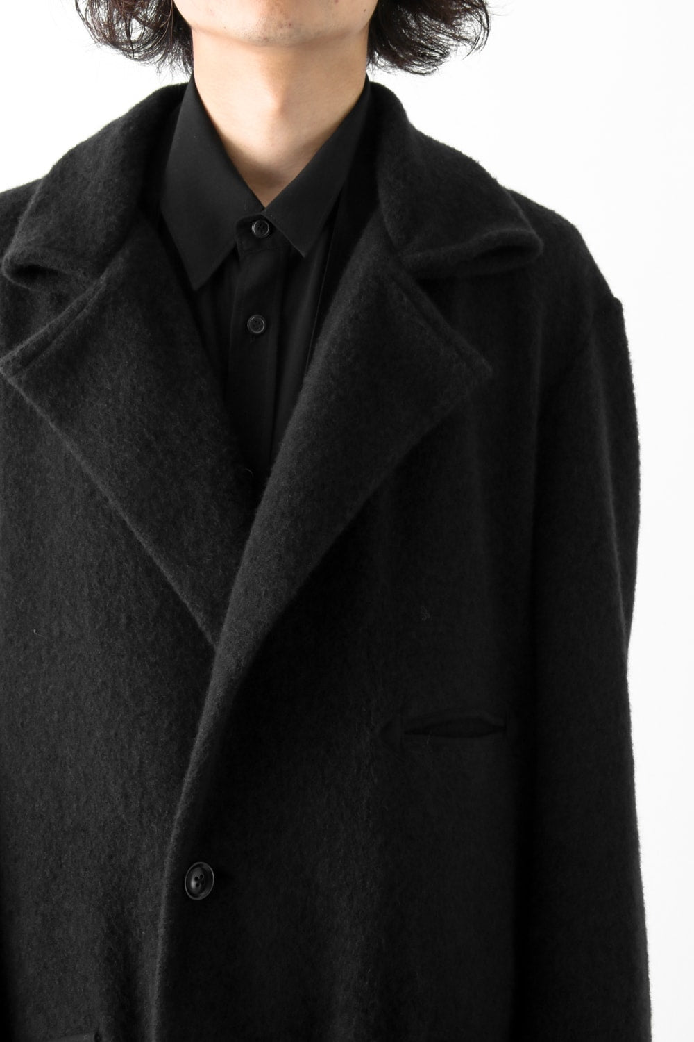 Plush Collar Pile Coat