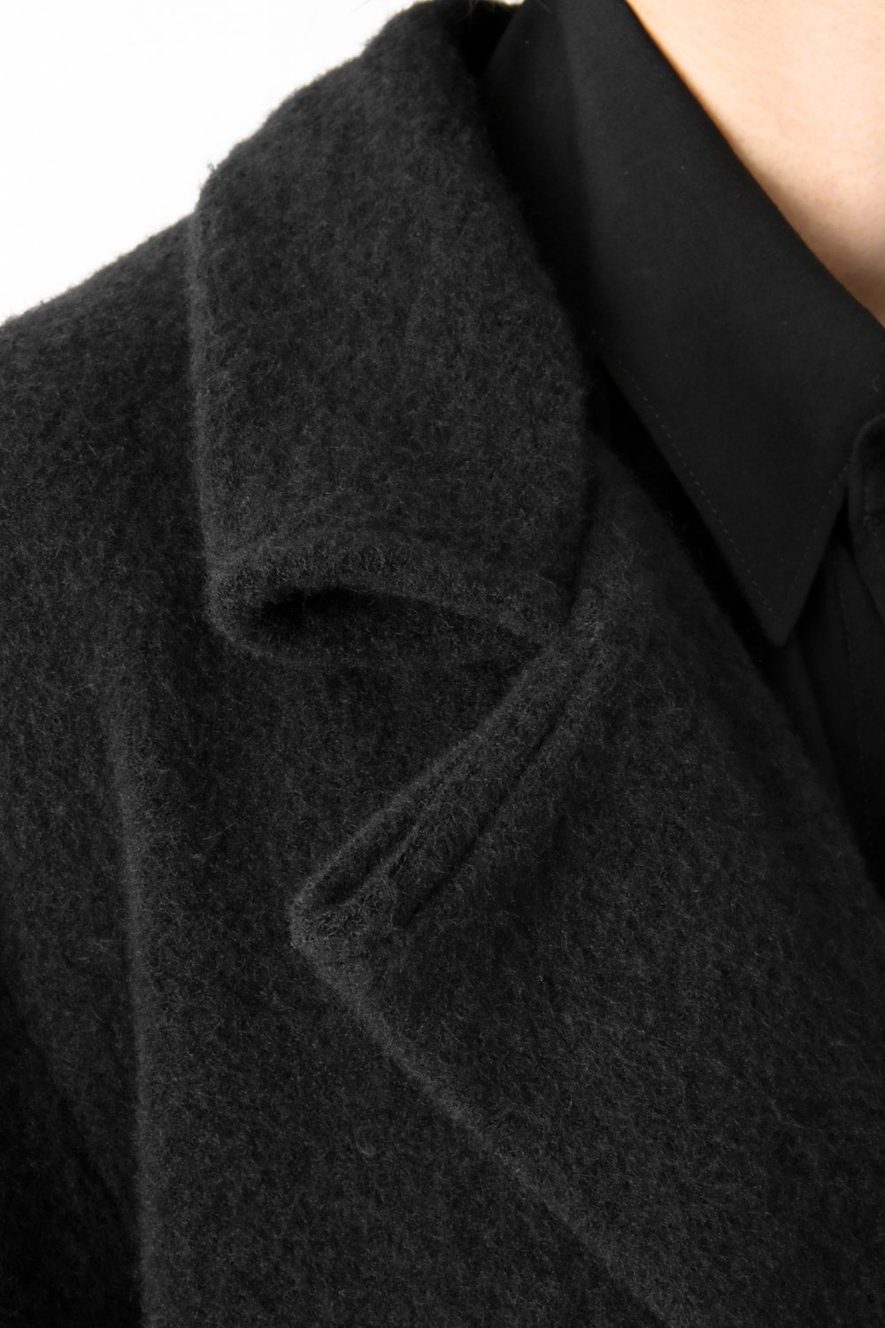 Plush Collar Pile Coat