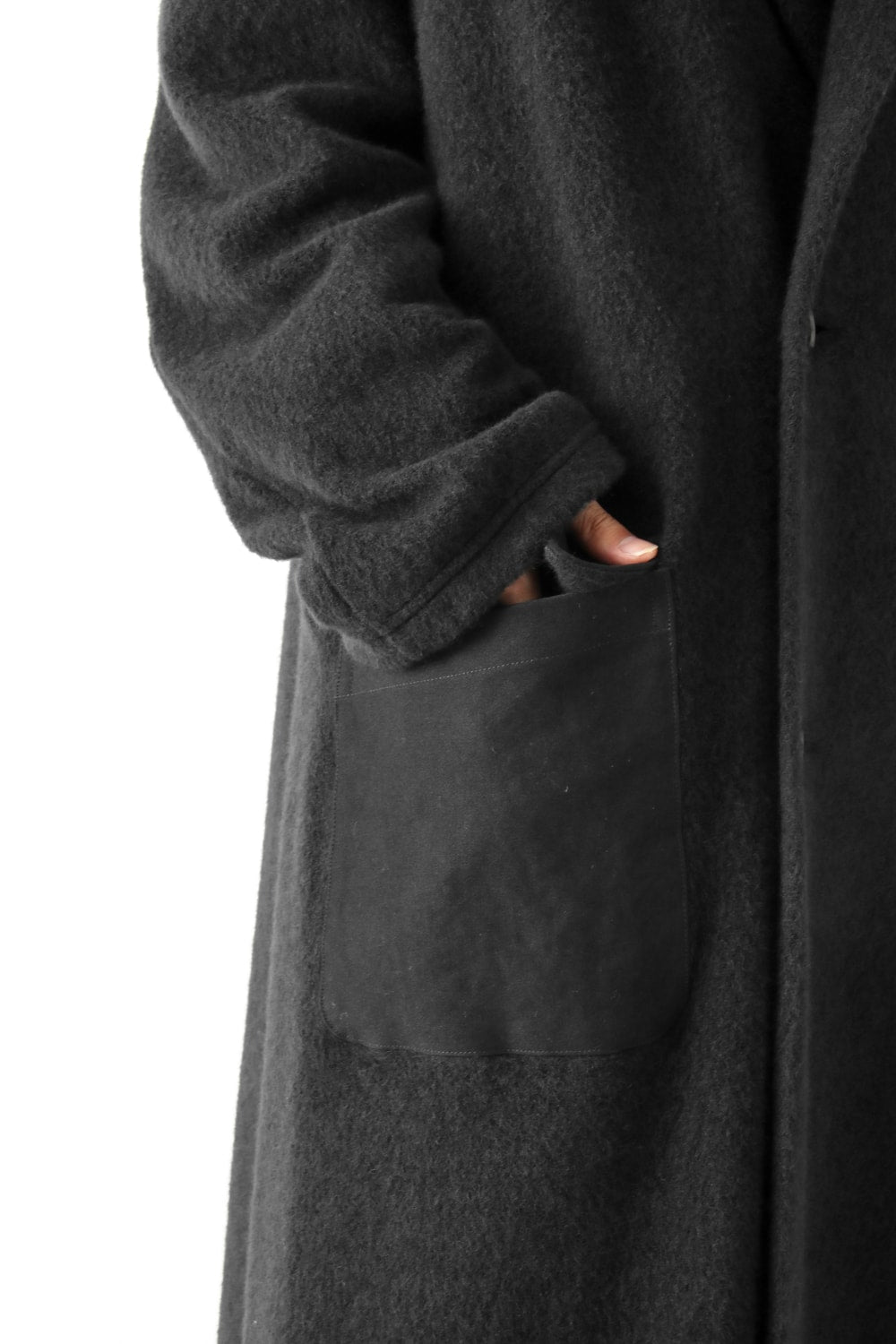 Plush Collar Pile Coat