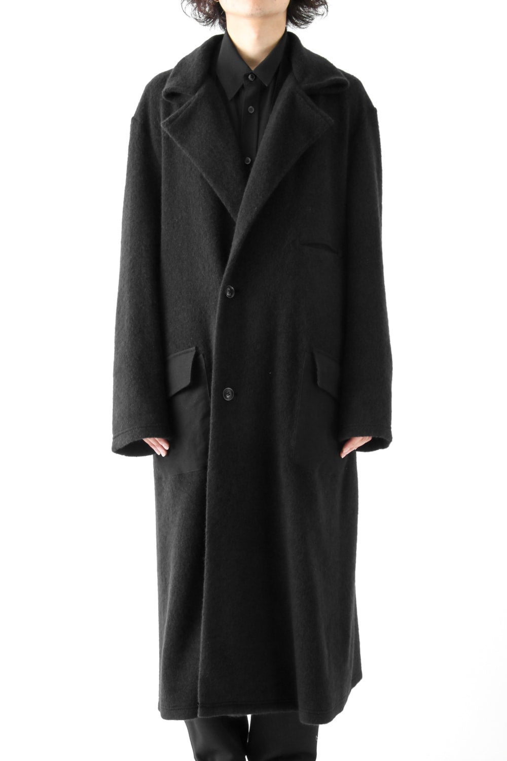 Plush Collar Pile Coat