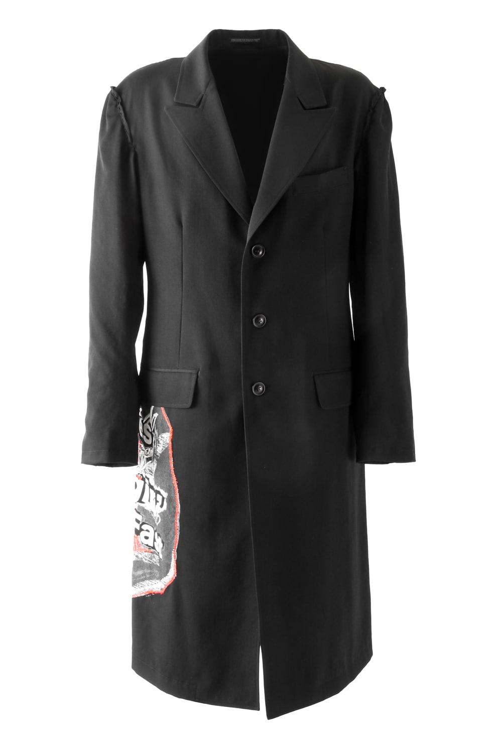 Print Embroidery Long Jacket