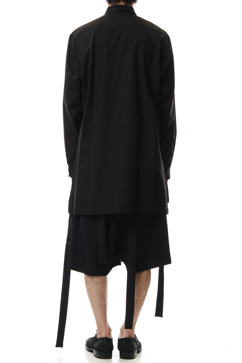 100/2 Broad Long tub shirt Black