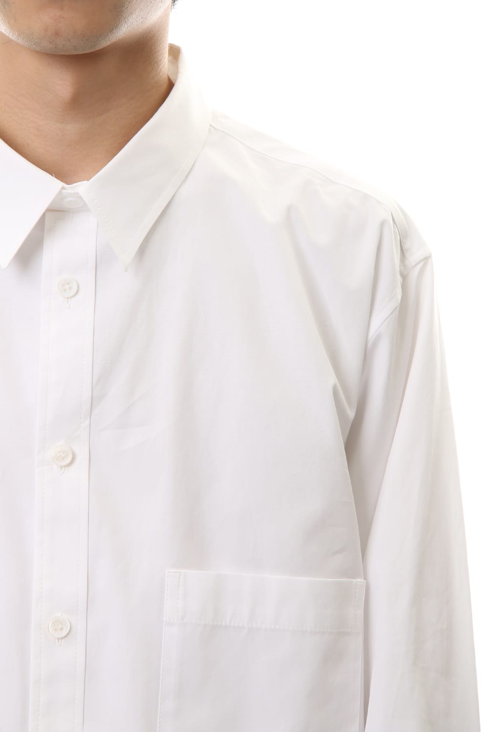 100/2 Broad Long tub shirt White