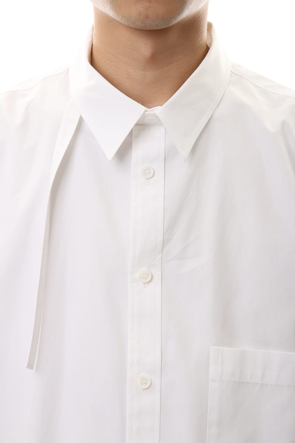 100/2 Broad Long tub shirt White