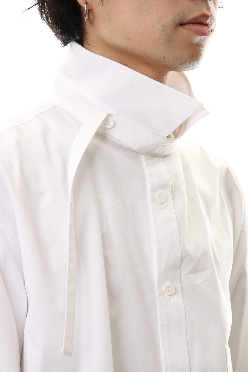 100/2 Broad Long tub shirt White