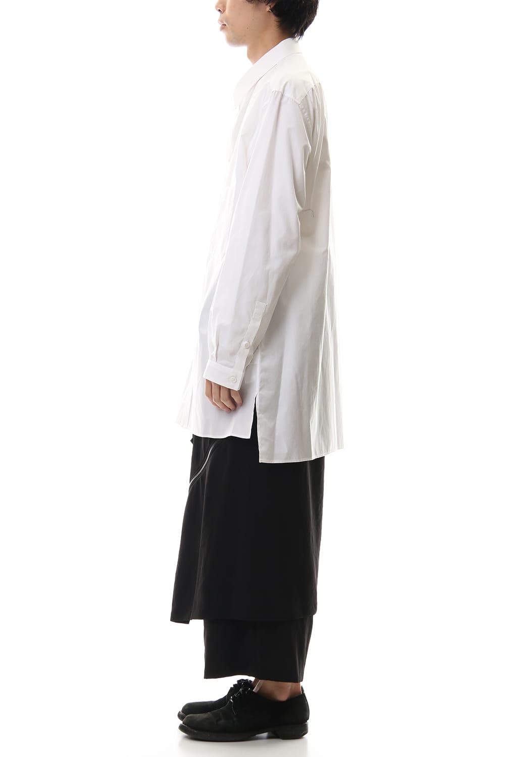 100/2 Broad Long tub shirt White