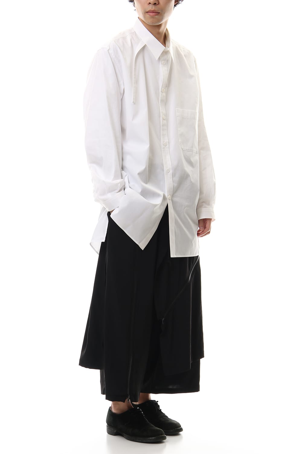 100/2 Broad Long tub shirt White