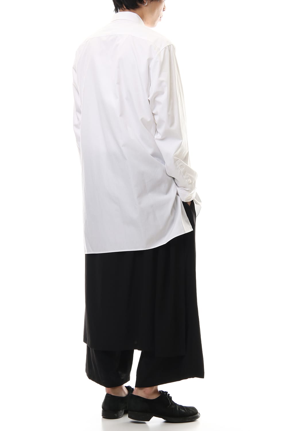 100/2 Broad Long tub shirt White