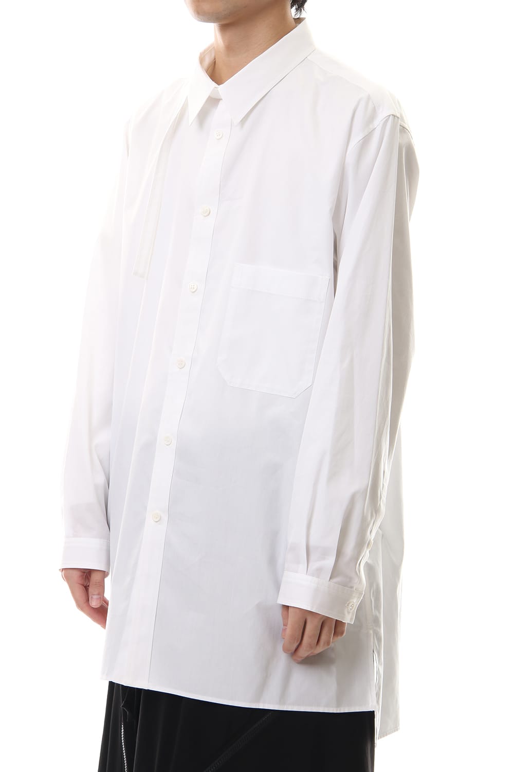 100/2 Broad Long tub shirt White