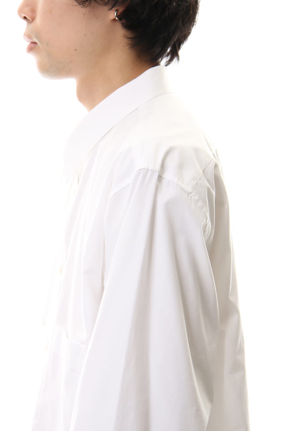 100/2 Broad Long tub shirt White